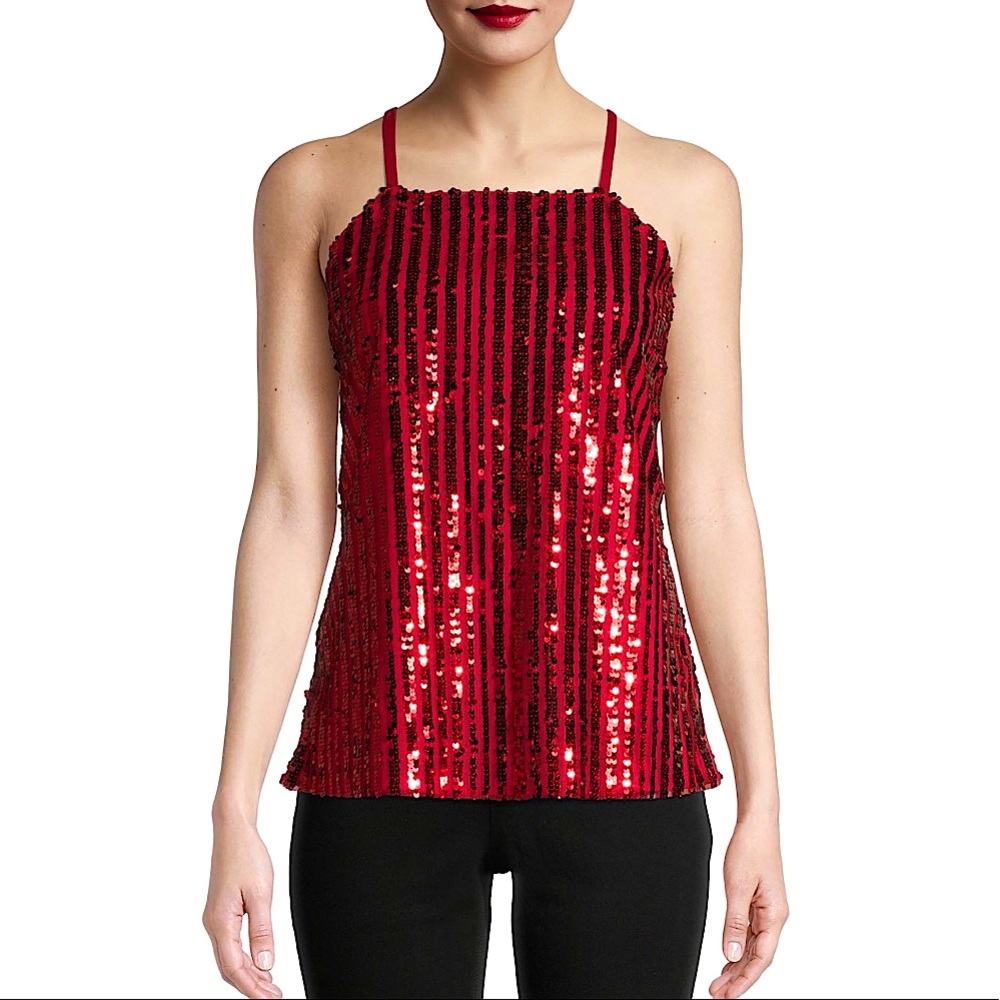 Sequin tank top